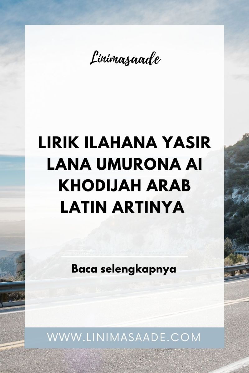 Bahasa Arab Latin Dan Artinya