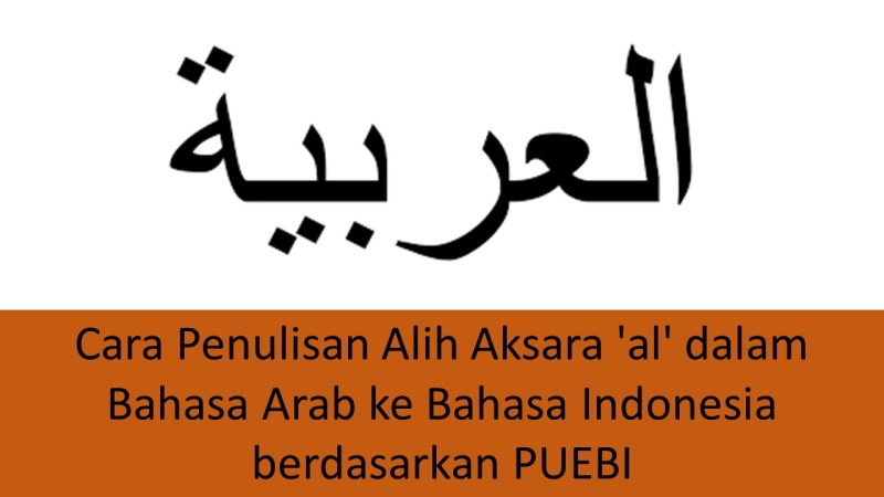 Kamus Arab Latin Ke Indonesia