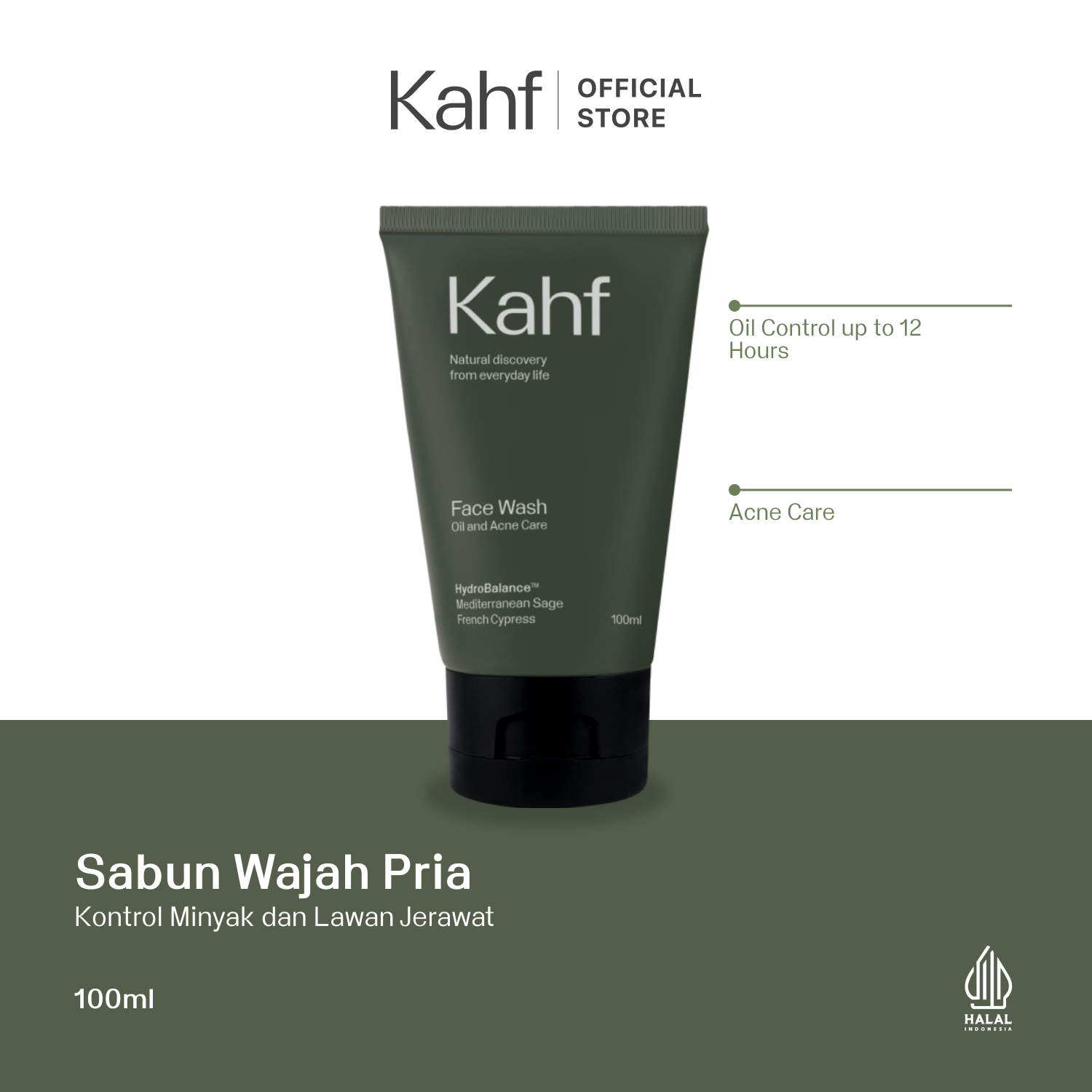 Rekomendasi Face Wash Terbaik untuk Pria dengan Kulit Berminyak dan Berjerawat dari Kahf